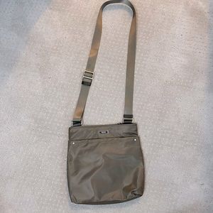 Army/moss green Tumi crossbody bag, NWOT
